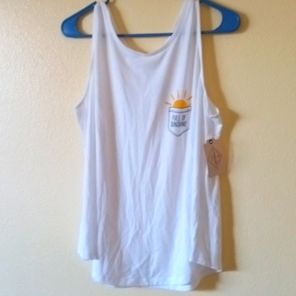 St John's bay shirt color white